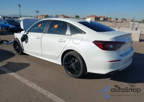 2025 Honda Civic Hybrid Sport/Sport Touring z USA, uszkodzony, nr VIN 2HGFE4F87SH336440